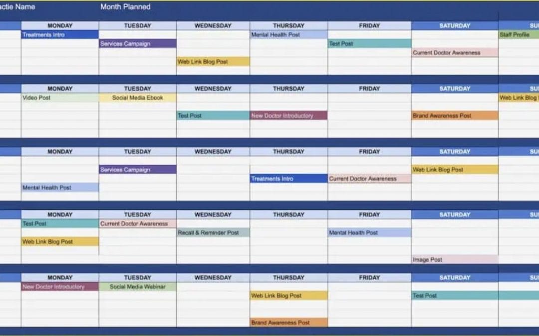 Social Media Planning